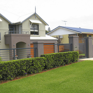 Grille Fencing and Gate Around House - Aus-Secure